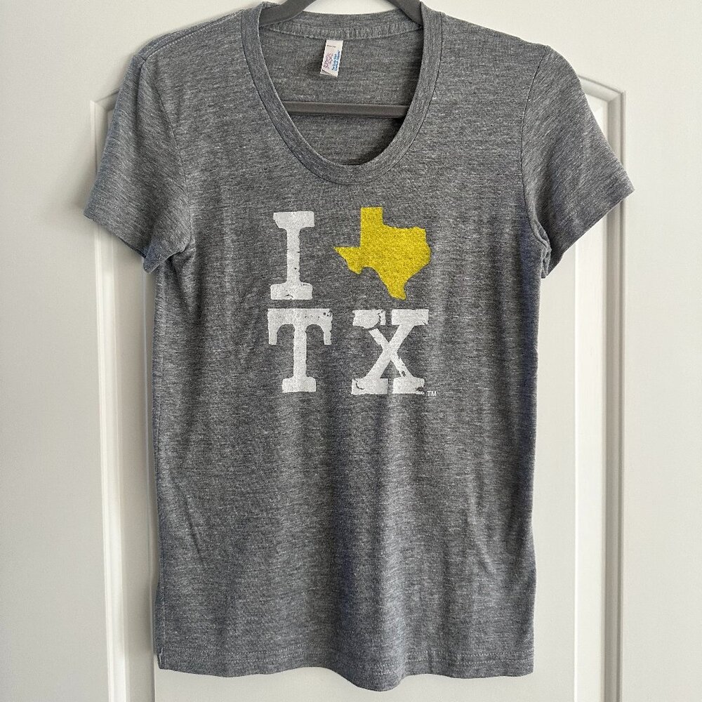 American Apparel Texas Pride Soft Jersey Tee - Size S